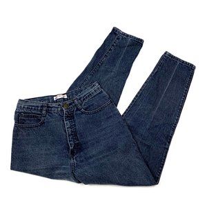 Vtg 90s Retro High Waisted Black Denim Mom Jeans